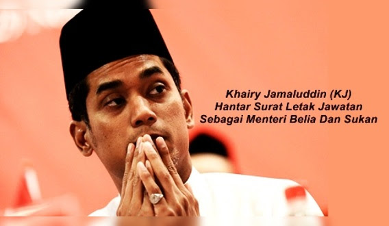Mengejutkan ! KJ Hantar Surat Letak Jawatan Sebagai Menteri Belia Dan Sukan