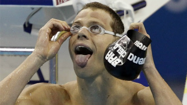 Cesar Cielo ouro nos 50m livre Mundial de Xangai natação (Foto: Reuters)