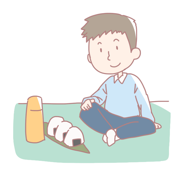 シートに座る男性のイラスト かわいいフリー素材が無料のイラストレイン