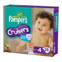 Pampers Cruisers, Size 4, 26 Diapers