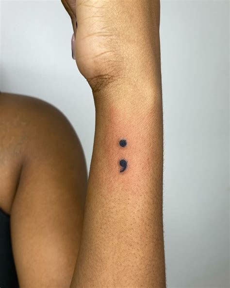 Semi Colon Tattoo On Wrist: The Meaning Behind The Trend