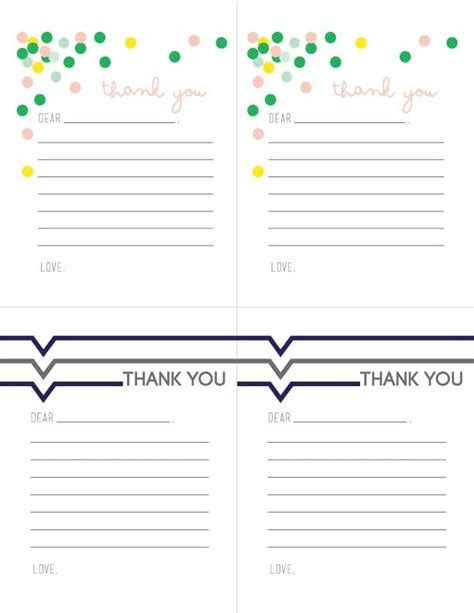 You are going to love them. printable thank you notes for children todays creative life