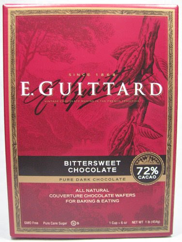 E.  Guittard 72% Bittersweet Chocolate Couverture Wafers, 1 Pound,  (Pack of 2)