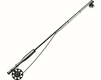 Download Fishing Pole Vector | Free download on ClipArtMag