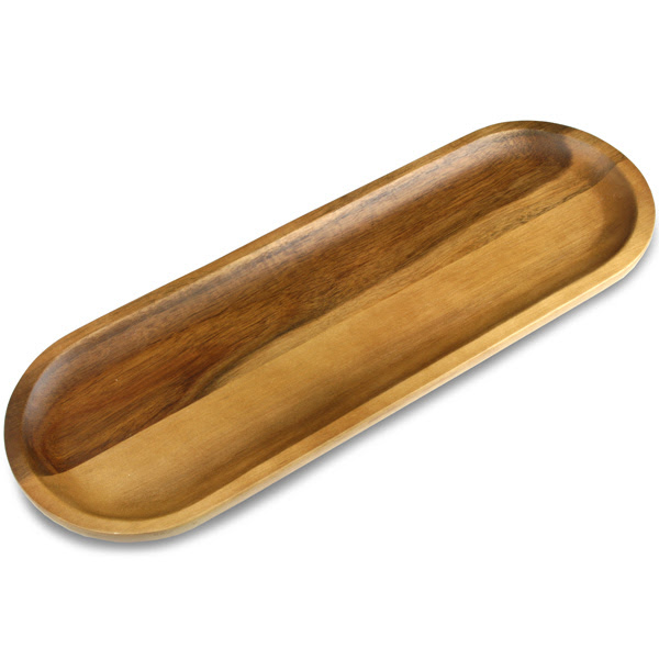 Utopia Acacia Wood Serving Board 17 x 5.5inch / 42 x 14cm ...