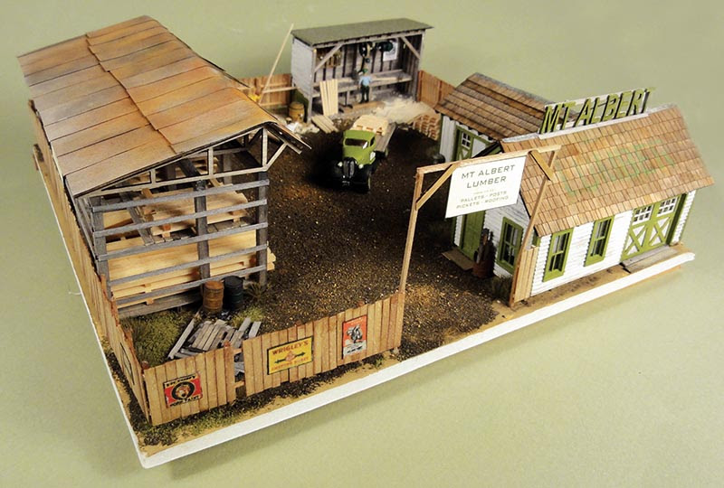 Lumber Yard Kit in HO Scale by Mt. Albert Scale Lumber ...