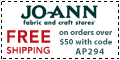 Free shipping at Joann.com! Code: AUGFSA835