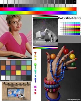 Printer Color Calibration Test Page