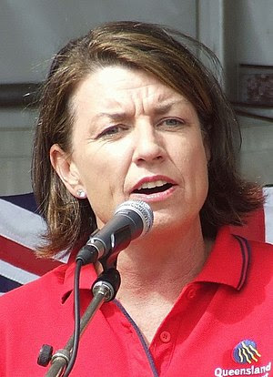 Premier of Queensland Anna Bligh at Labour Day...