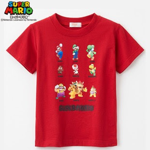 ファッションセンターしまむらのオンラインショップにて スーパーマリオのキッズtシャツが発売に そうさめも