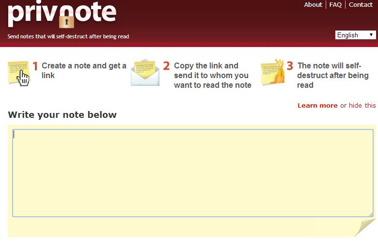 PrivNote