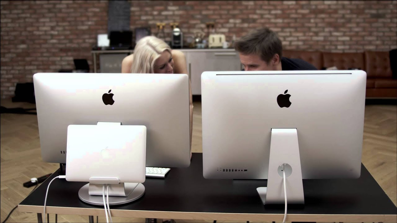 Just Mobile AluRack™ - The laptop mount for iMac - YouTube