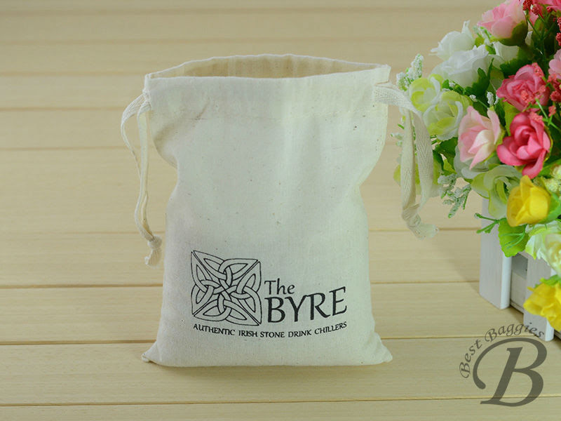 friendly gift bag cotton packing bag Drawstring bag retail packing bag ...