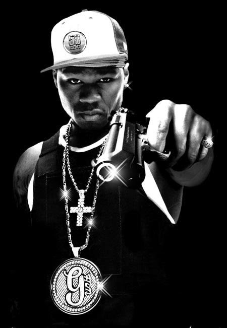 50 cent with a gun