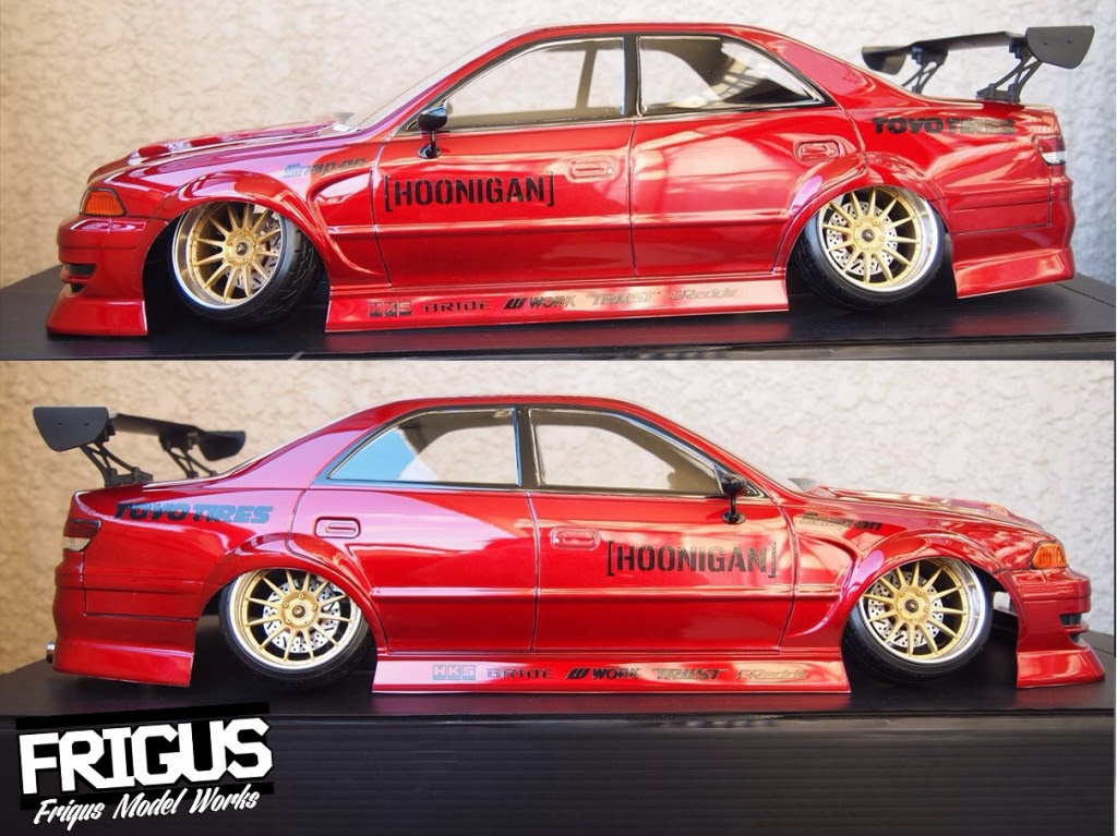 Round 93 Sold ヨコモ製jzx100マーク キャンディレッド Frigus Model Works