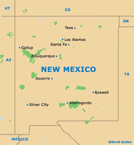 Usa Map New Mexico