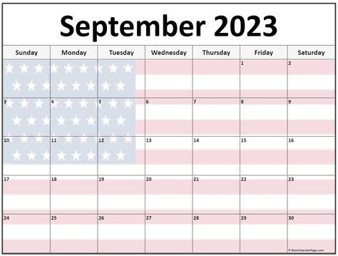 Optionally with marked federal holidays and major observances. collection of september 2023 photo calendars with image filters