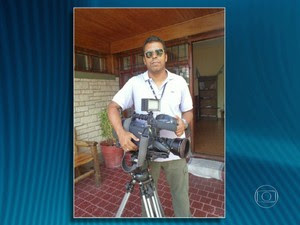 Santiago Andrade, cinegrafista  (Foto: RJTV)