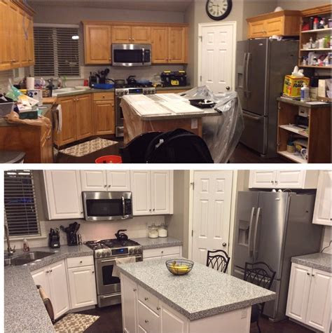 diy painting kitchen cabinets white youtube