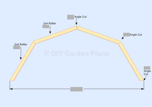  Shed rafter design
 