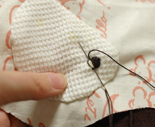 Making sloth bib 4