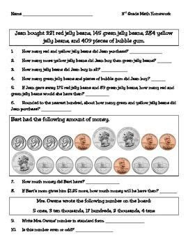  3rd grade texas math homework 6 texas math math homework 3rd grade