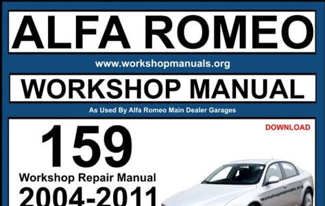 Read Online alfa romeo 159 repair manual pdf PDF Book Free Download PDF