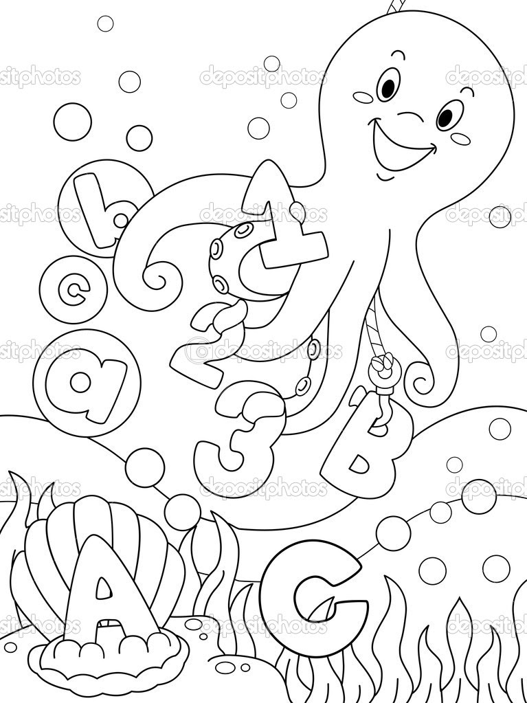 Underwater coloring pages to download and print for free