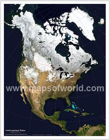 North America in Winter