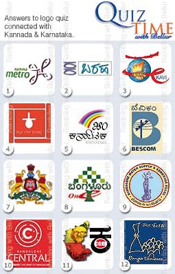 Logo Design Quiz Answers on Answers To The   Kannada Karnataka Logo Quiz Posted On  27 July  2007