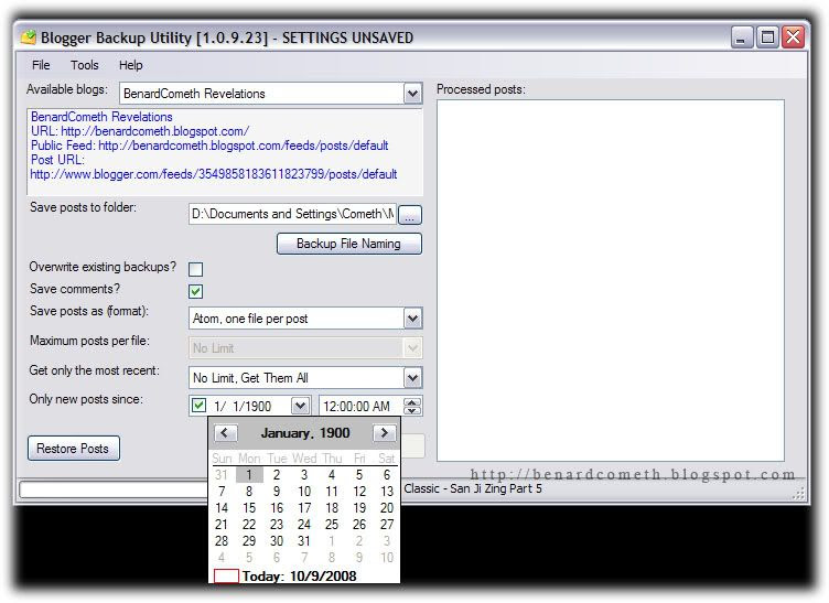 blogger backup