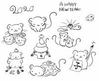 筆で描いた手描きの可愛い動物イラスト の画像素材 イラスト素材ならイメージナビ