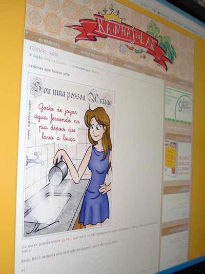 ila fox no site rainhas do lar, tô famosa
