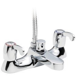 Tre Mercati Capri Lever Bath Shower Mixer with Kit, 3 inch Lever 