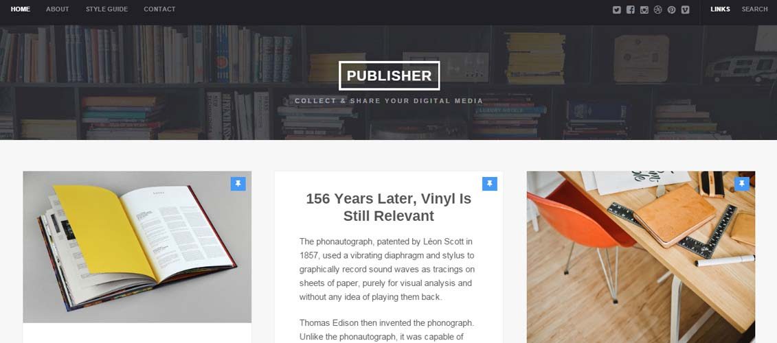 Publisher WordPress Theme