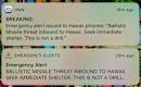 Here's What the Hawaii Missile Alert Looked Like on People's Phones