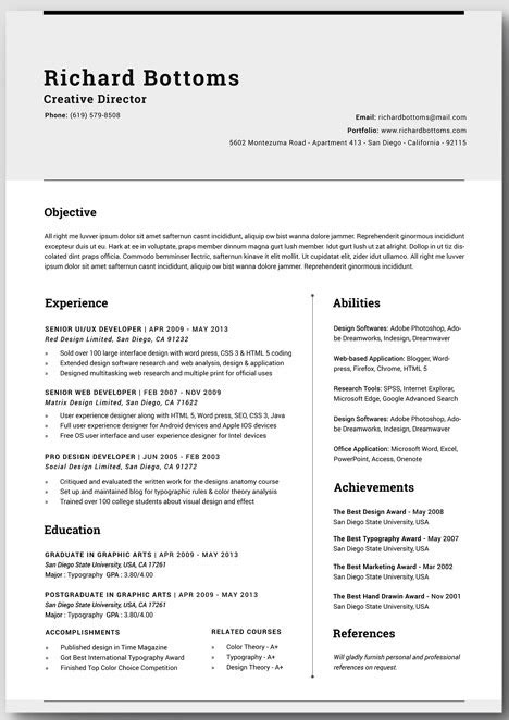 20 Free resume Word templates to impress your employer