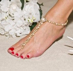 Gold beach wedding sandals | Destination Wedding | Pinterest