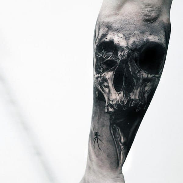 50 Gothic Tattoos For Men - Dark Body Art Design Ideas
