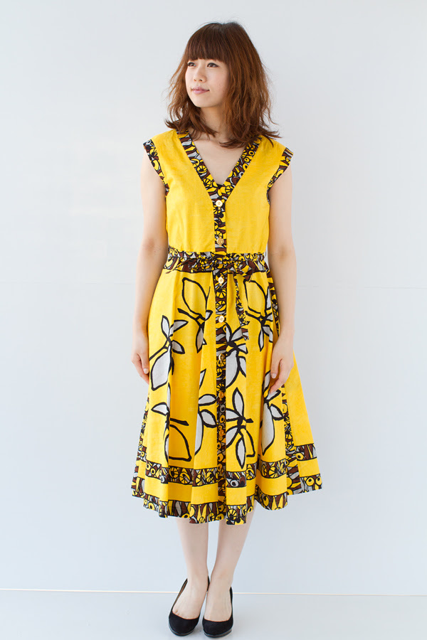 Muveil ミュベール レモンワンピース Yamaroku New Arrival