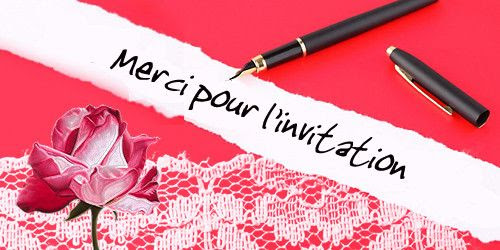Texte Remerciement Invitation
