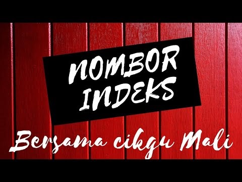Bab 10: Nombor Indeks