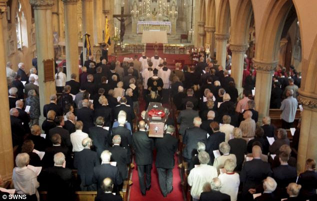 Lonely end: Didi was dubbed 'Eleanor Rigby' after she died alone in 2010, but when her story leaked out, the church in Torquay was packed