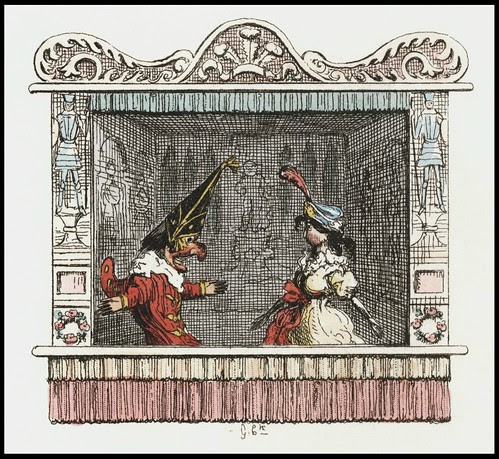Punch and Judy by George Cruikshank, 1828 u