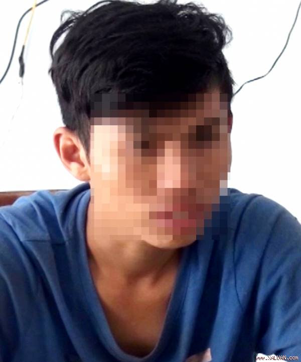 Đinh Quan Châu bị tạm giữ tại cơ quan công an.