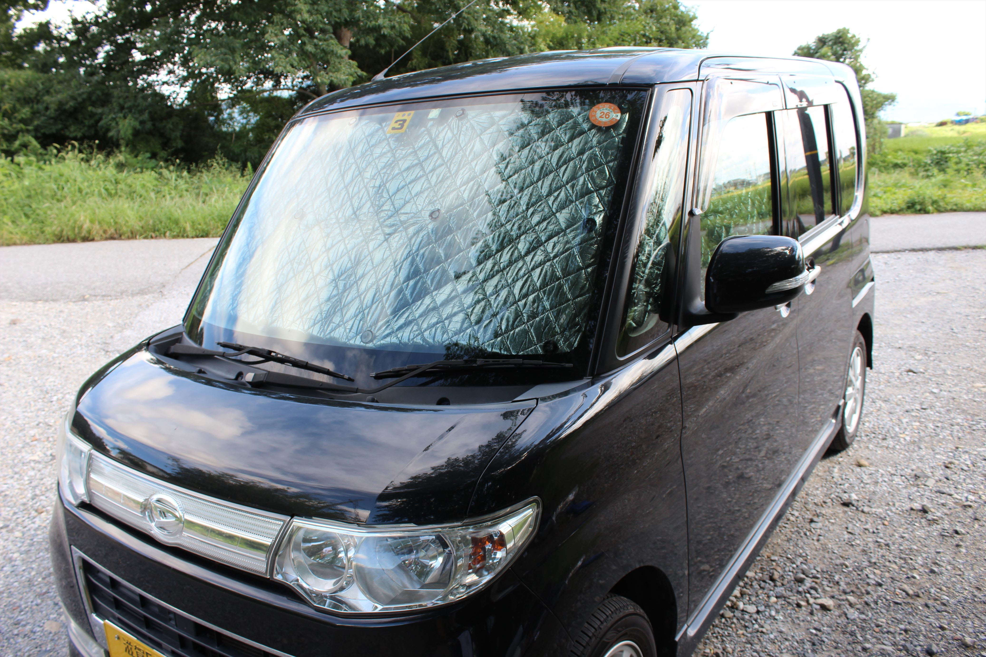 少しのお金で 照明対策 自作シェード 目隠し の作り方 車中泊を楽しもう 車旅style