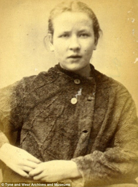 Jailed: Catherine Kelly, 17, was given three months for stealing bed linen, while 14-year-old Henry Miller (right) received two weeks hard labour for stealing clothing