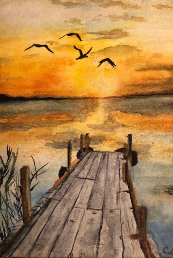 35 Easy Watercolor Landscape Painting Ideas To Try – WCASES