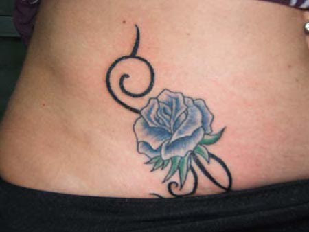 Tattoos on Stomach and Groin (Set)
