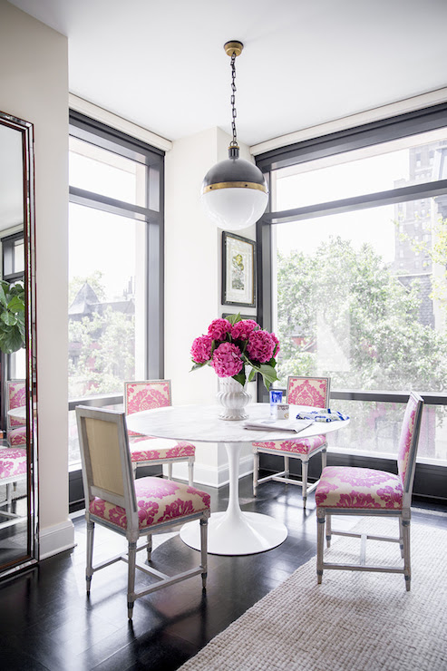 Pink Dining Chairs - Contemporary - dining room - Domino ...